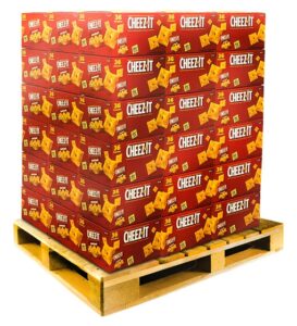 Chees-It Pallet in Club Stores