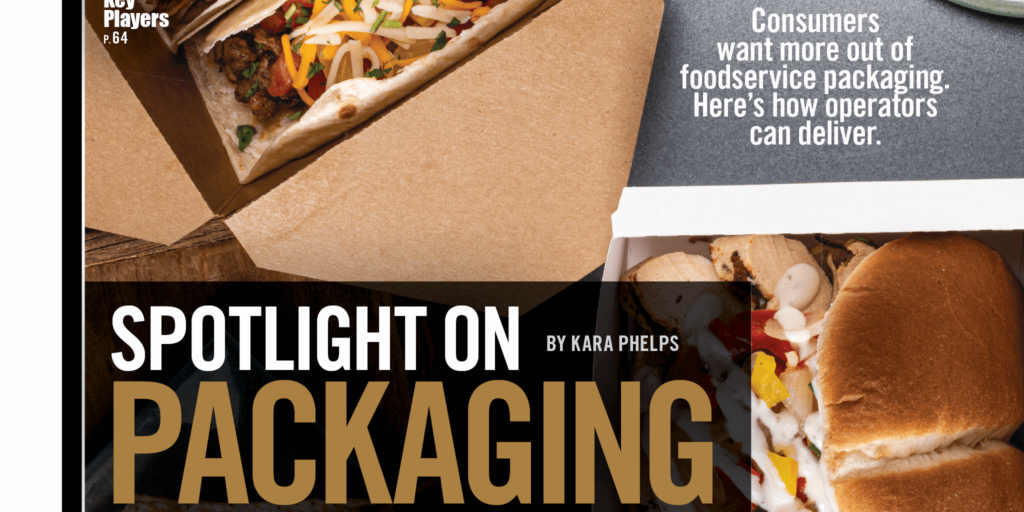 Cover of QSR Magazine November 2022 Edition Smart Chain Section: Spotlight on Packaging By Kara Phelps